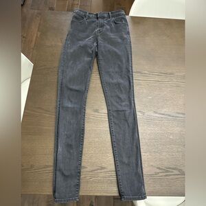 J Brand high rise black skinny jeans